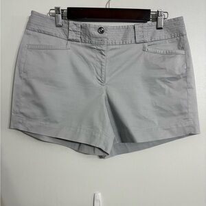 White House Black Market Light Gray Shorts Size 10